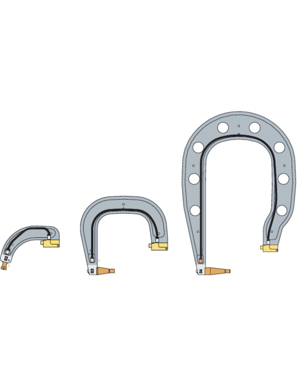 Set Of 3 G Arms Insulated : G2+ G3 + G4